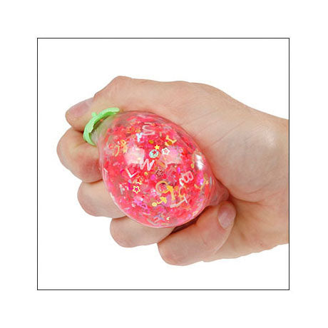 Ball Squeeze Ball Glitter, 6 cm