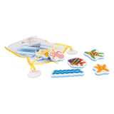 Mini Club Foam Bad Pest Figuren Marine Tiere, 16dlg.