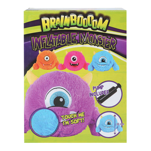 Brainboooom monster oppusteligt dyr med pumpe, 23 cm