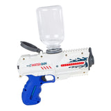 Sun Fun Fun Fun Gun Gun Electric con botella de azul blanco, 18 cm