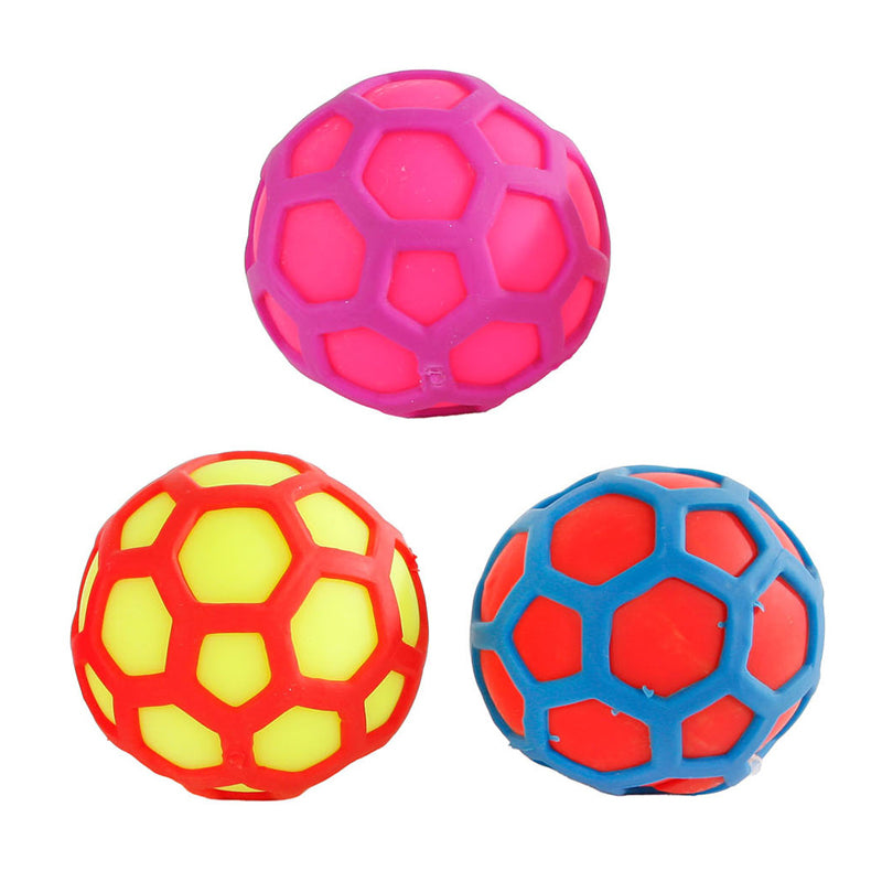 Hexagon squeeze ball, 7cm