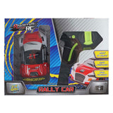 RC Roadstar Controllable Rally Car med lätt 2,4 GHz rött, 13 cm