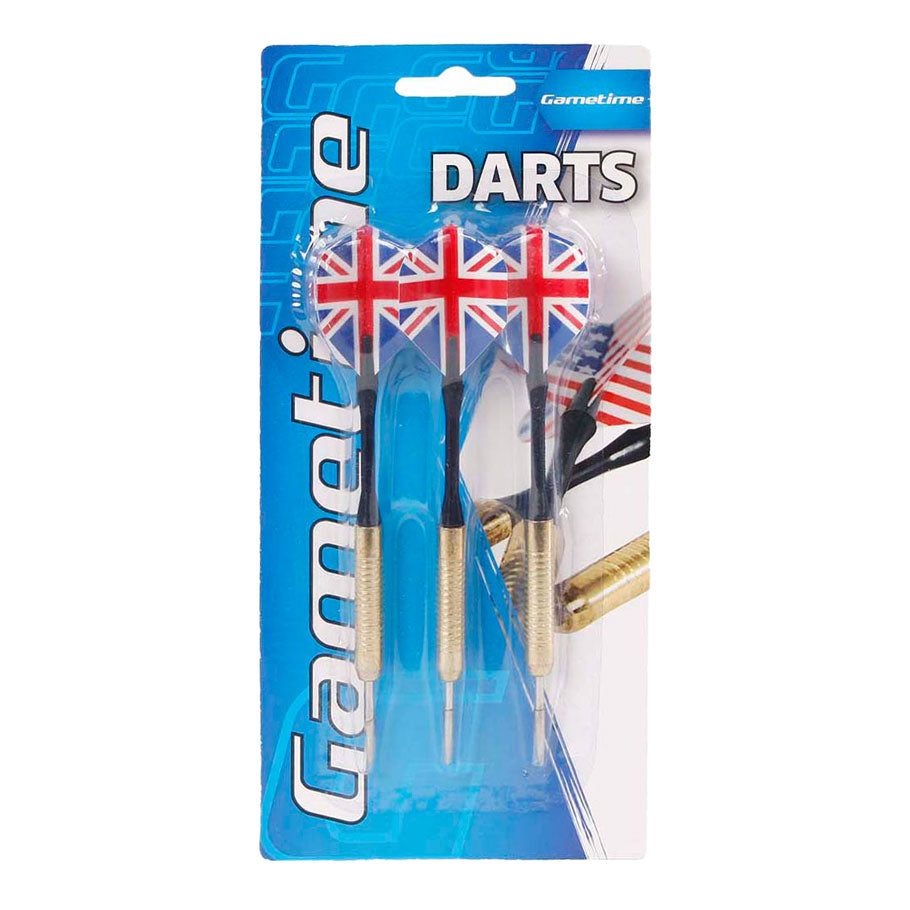 Gametime Brass Chaped Metal Darts 18G, 3st.