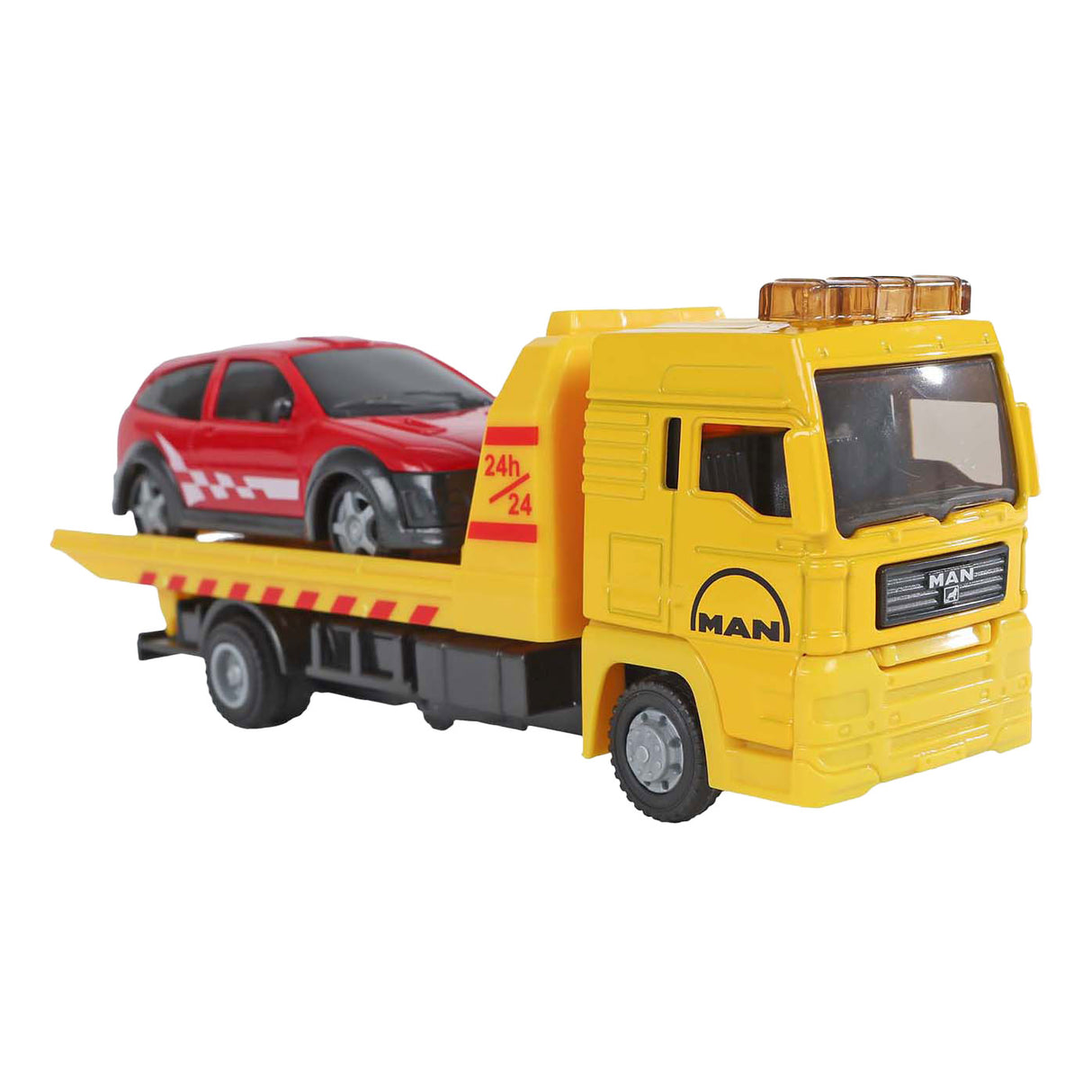 Kids Globe Man Truck Storage Car avec voiture, 19 cm