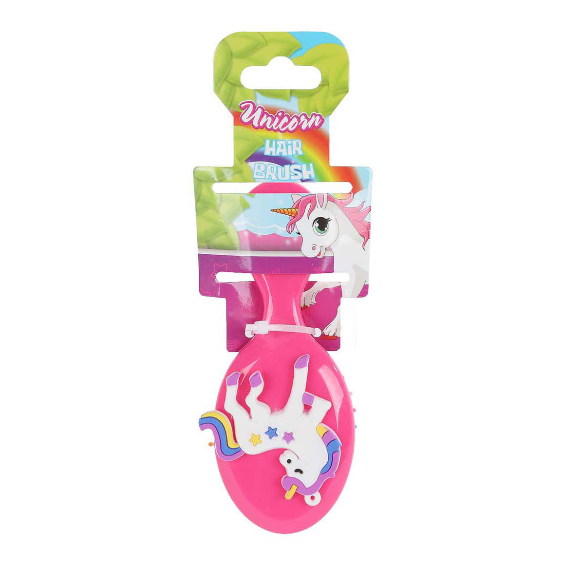 Unicorn hårbørste, 12cm