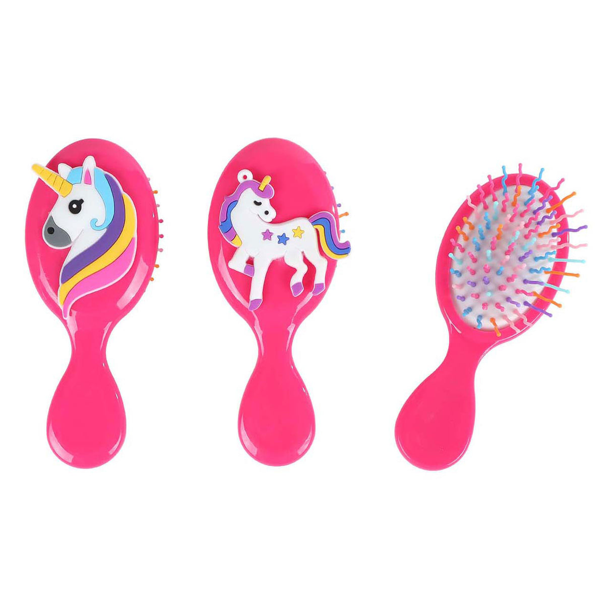 Unicorn hårbørste, 12cm