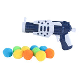 Pistol with 11 soft balls 17.5cm