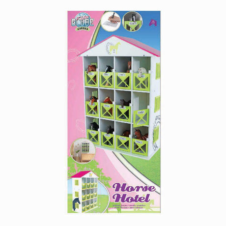 Kids globe horse storage box with 12 boxes
