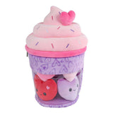 Fluffy mane menu plush ice cream with 4 hearts - 36cm