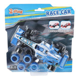 2-play formula racing car with extra tires pull back