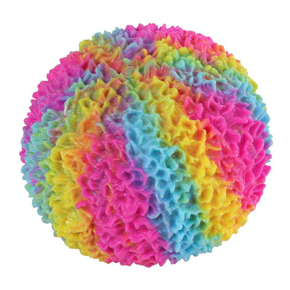 Pufferboll funky mania regnbåge 18cm