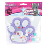 squishy glamour mega pata de gato 12,5 cm 4 sortidos