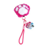 Glamour fluffy sleutelhanger kattenpootje