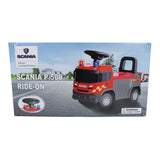 Scania brandweer loopauto met geluid - 60,5 cm