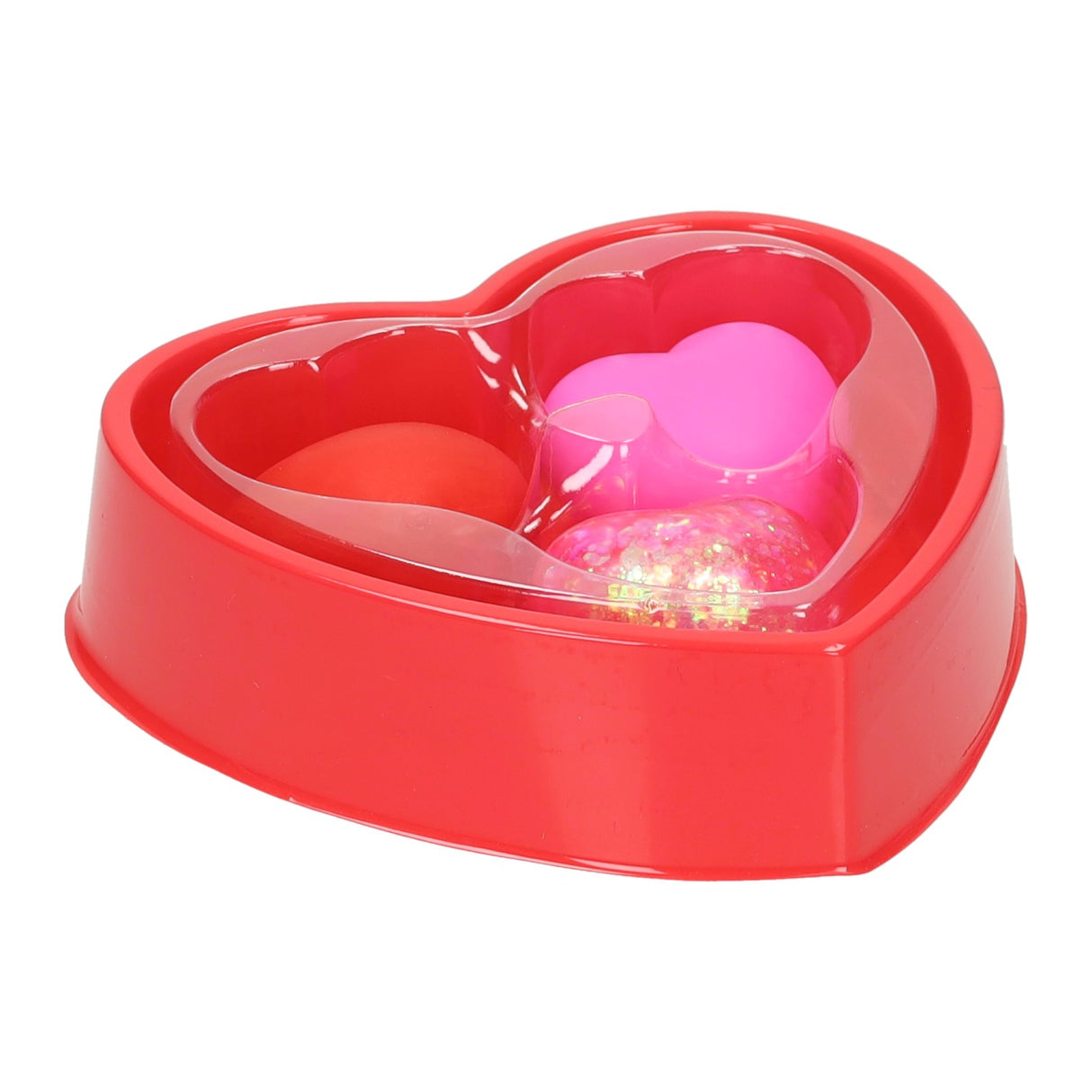 Squishy sensorische hartjes 4cm - 3st.