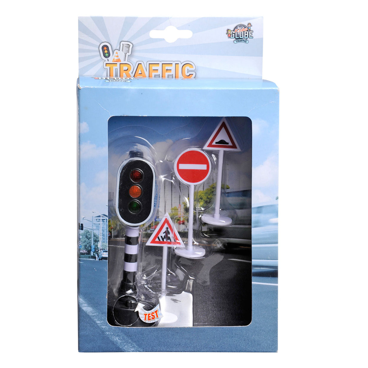 Kids Globe traffic light with traffic signs