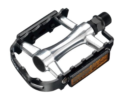 Union Pedals SP-910S. Aluminum house steel cage. 9 16. (Hanging package)