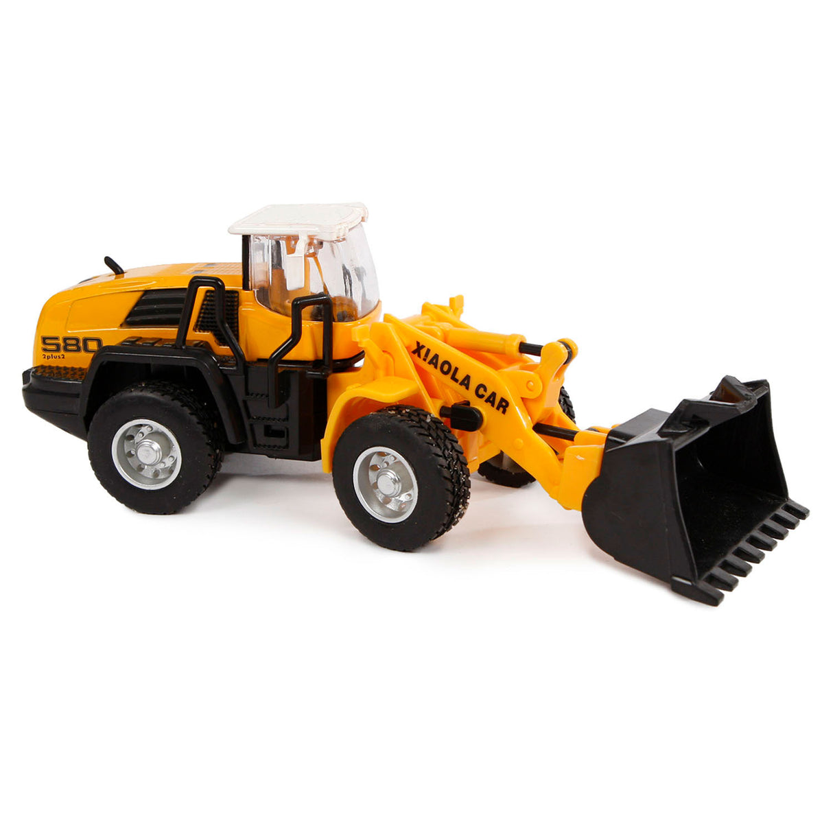 2-play Die-cast Werkvoertuig met Shovel, 16cm