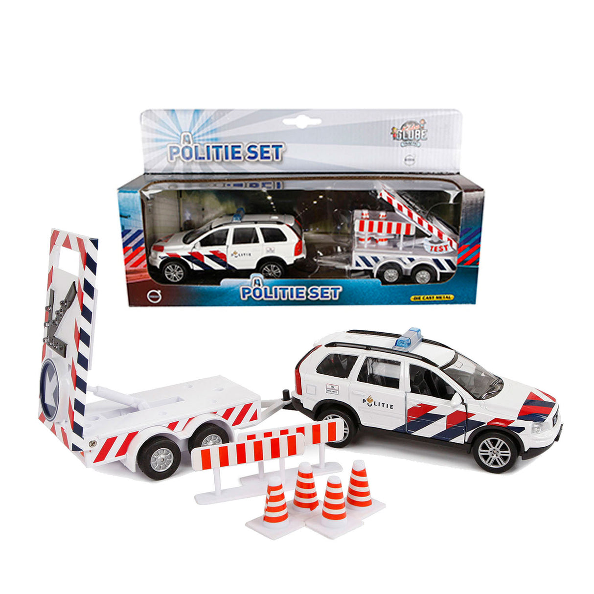 Kids Globe Globe Die Cast Police Volvo XC90 s Arrowwagen NL