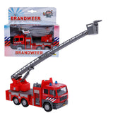 Kids Globe Globe Die Departamento de Bomberos Radderwagen NL, 16 cm