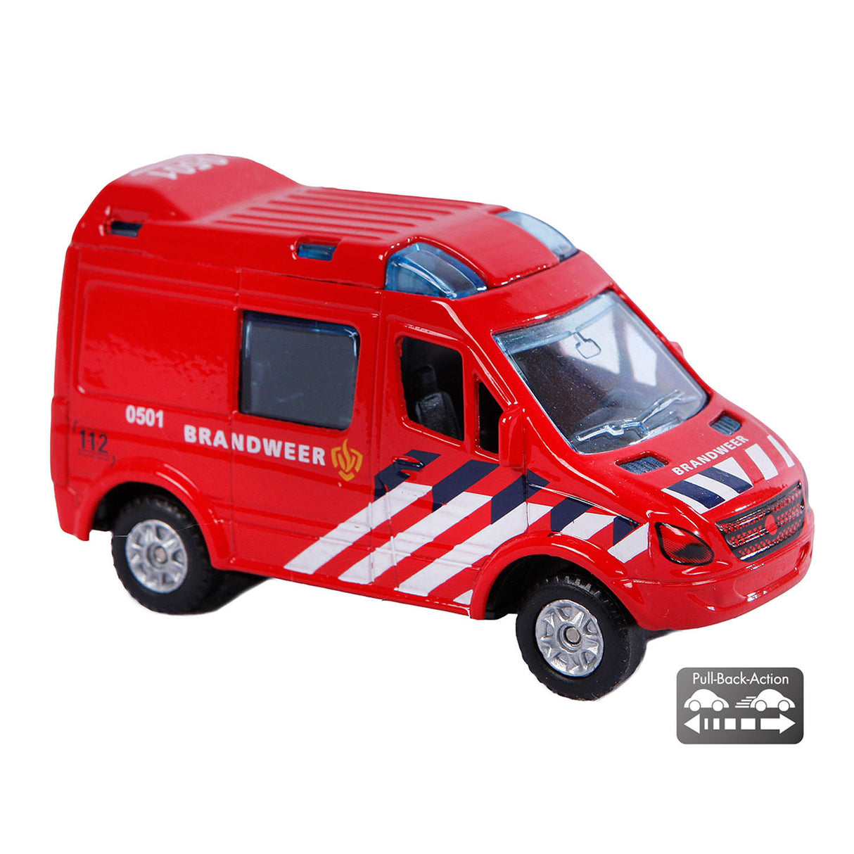 Kids Globe Die-Cast Fire Truck, 8 cm