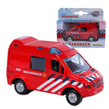 Camión de bomberos de Cast-Cast de Kids Globe, 8 cm