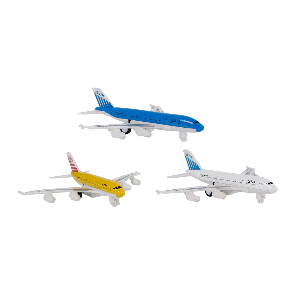 2-play Die-Cast Pull Back-fly, 14 cm