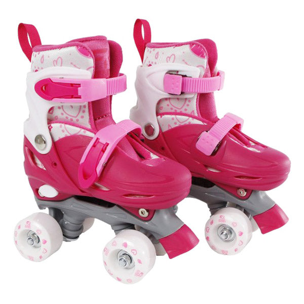 Street Rider Roller Skates roza nastavljiva, velikost 27-30