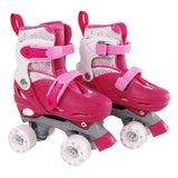 Street Rider Roller Skates Pink Verstellbar, Größe 27-30