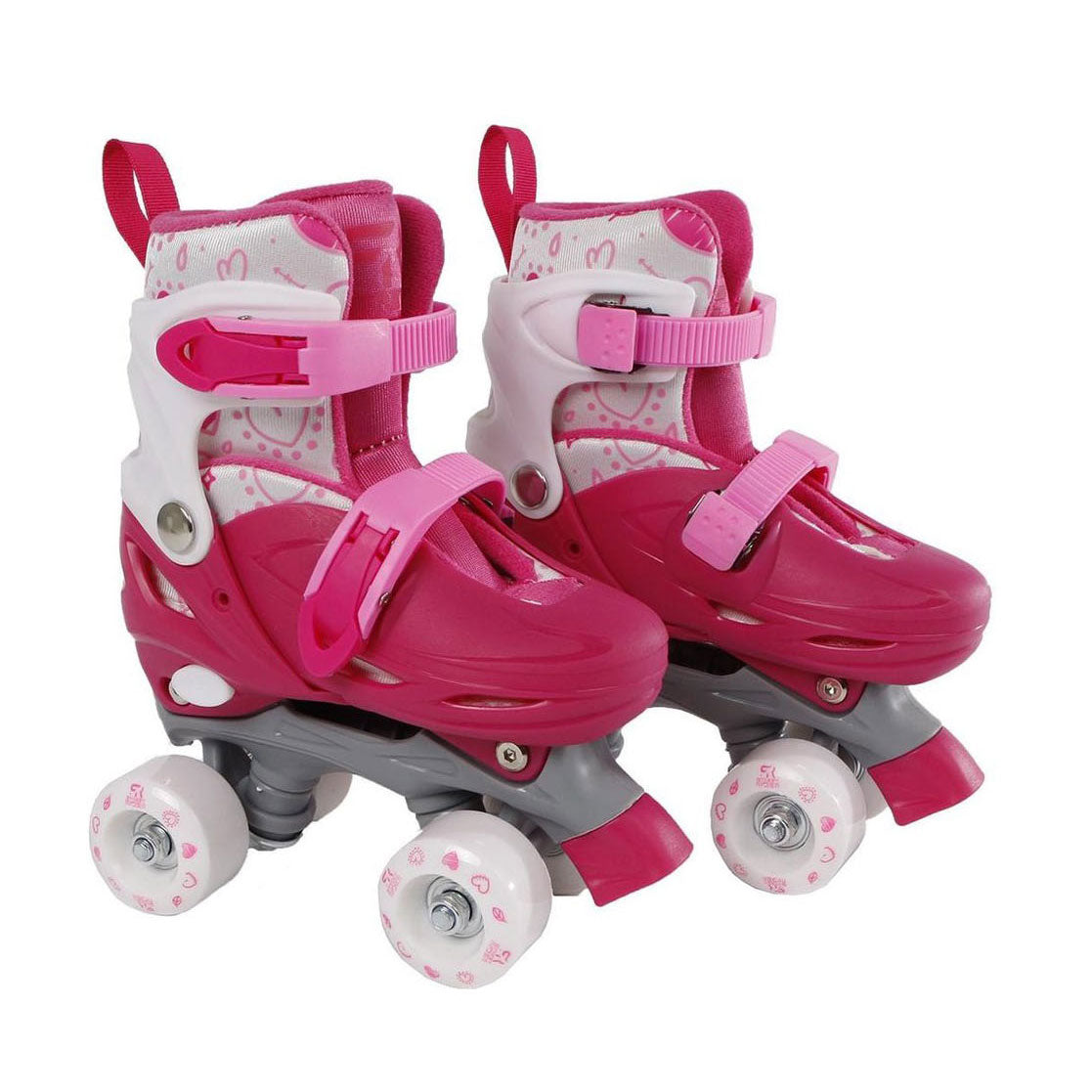 Street Rider Roller Skates roza nastavljiva, velikost 27-30