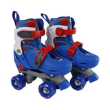 Street Rittrerroller Skates Blo Caseable, Gréisst 27-30