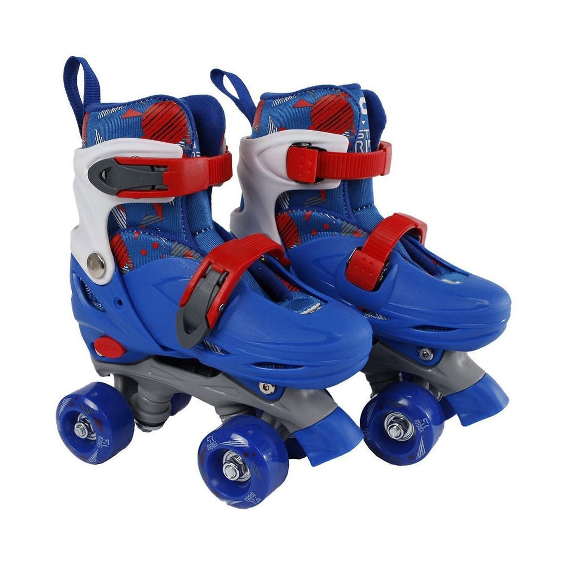 Street Rider Rolschaatsen Blauw Verstelbaar, Maat 27-30