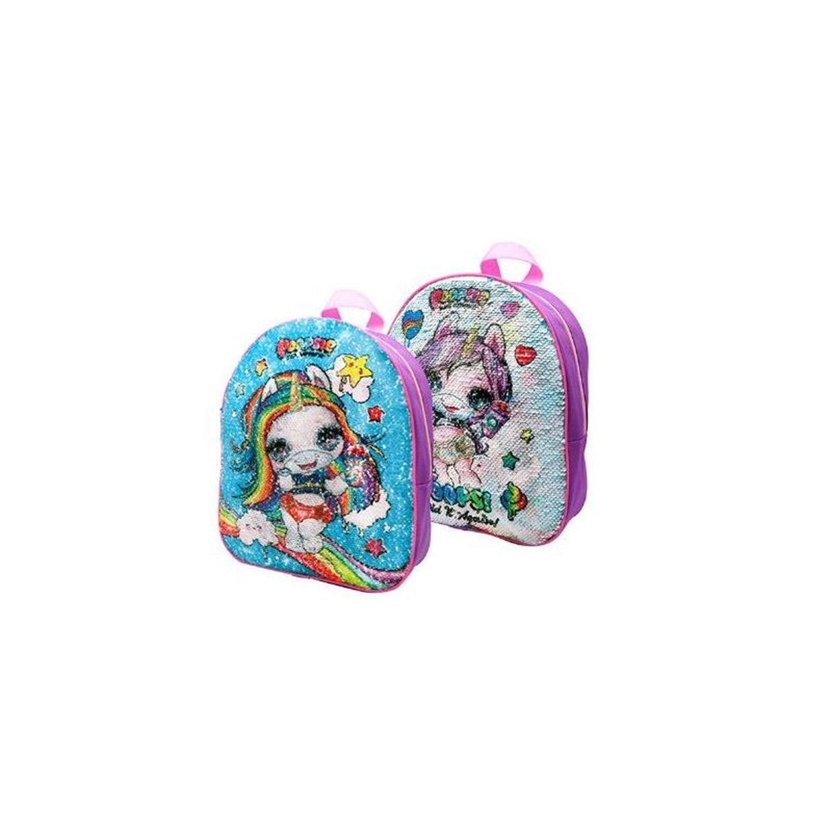 Bréagán bréagán bréagáin poopsie sequin backpack