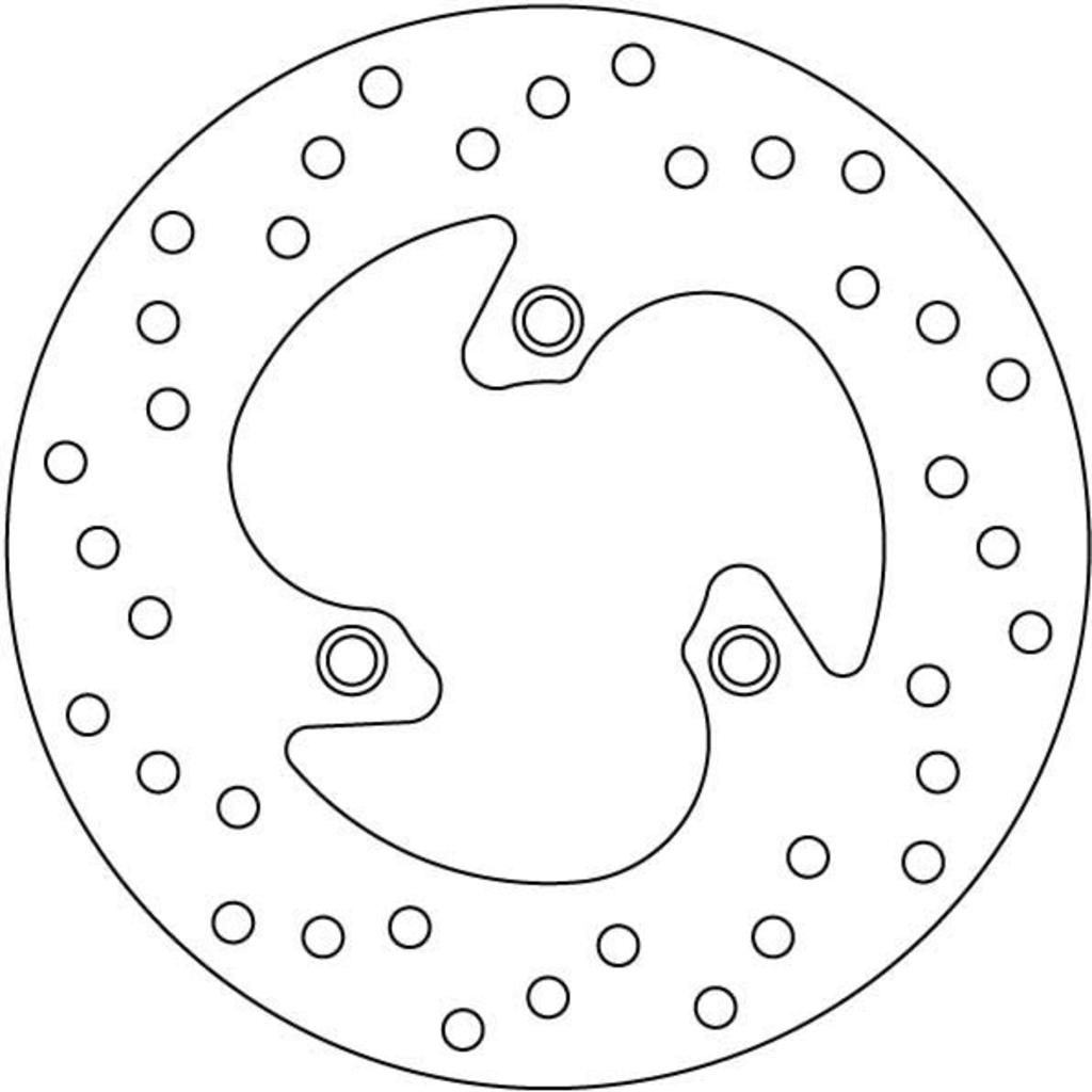 Newfren brake disc df4001a | aprilia peugeot (front rear)