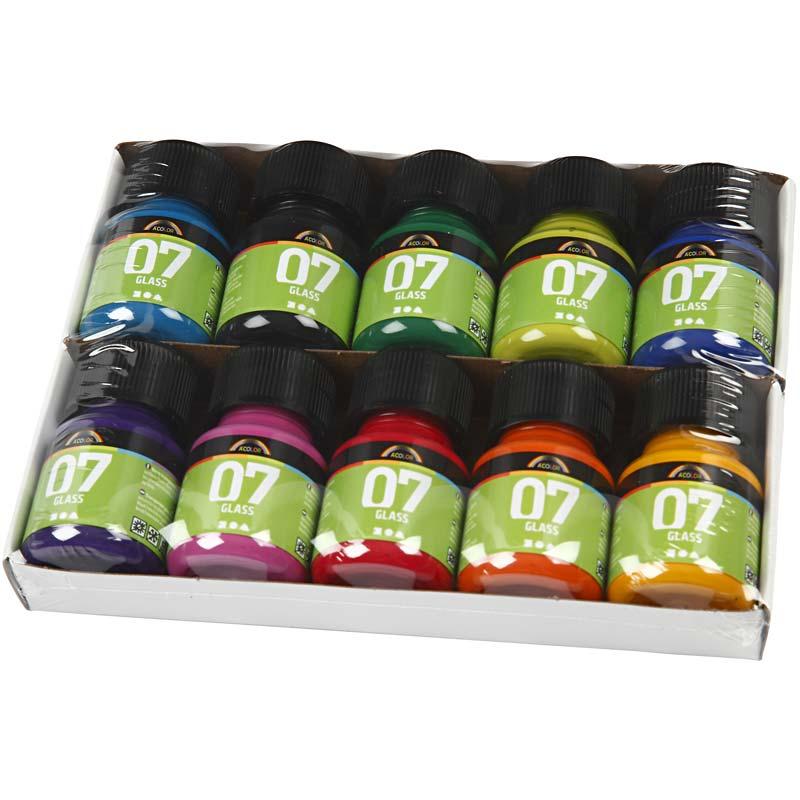 A-Faarf https: www.cchobby.nl -glass-diverse-colours-10x30-ml-1-doos