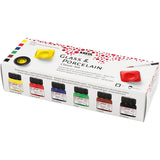 Creativ company https: www.cchobby.nl glass-and-porcelain-paint-various-colors-6x20-ml-1-box