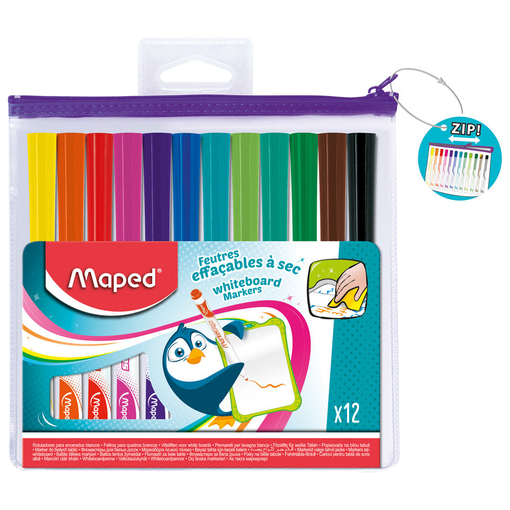 MAPED MAPED Whiteboard markers 12 colors