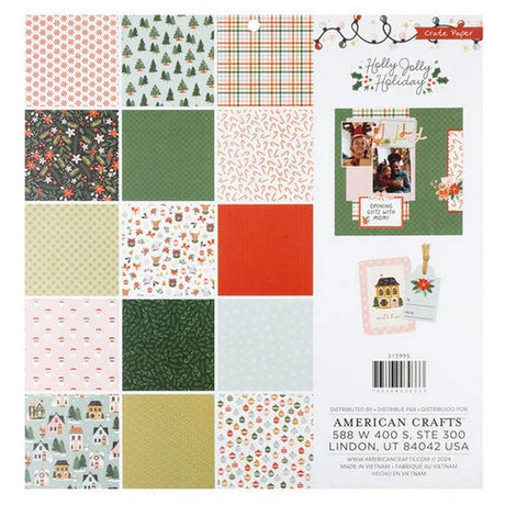 Zabojni papir • papirnata podloga holly jolly holyday
