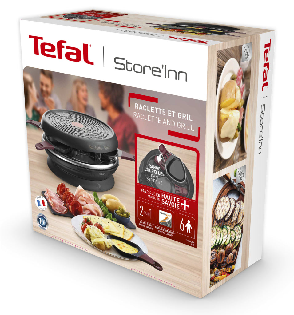 Tefal Tefal RE1820 Store'Inn 6-Persoons Zwart Bruin