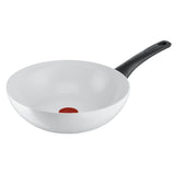 Tefal køkkengrej tefal keramisk kontrol wok 28 cm hvid