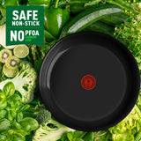 Tefal Cookware Tefal Renew Black Frying Pan 24 cm Black