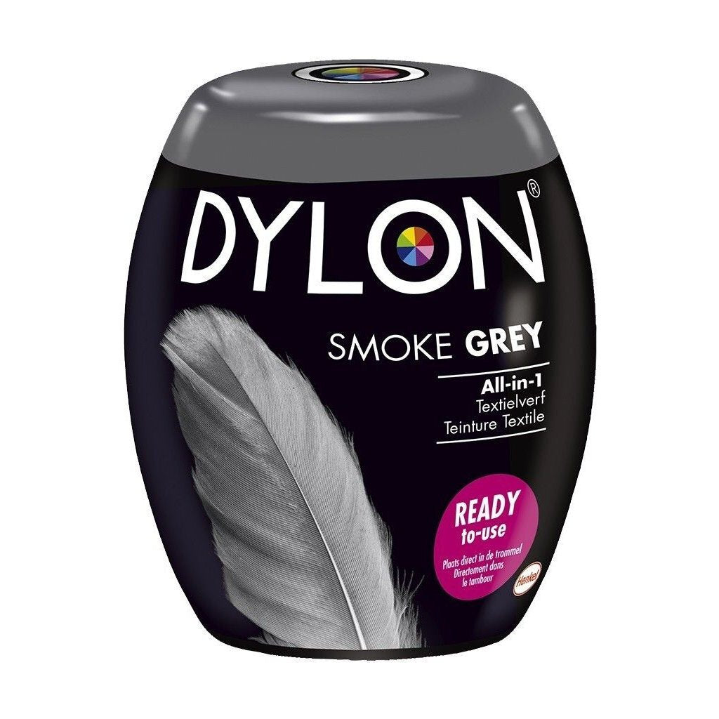 Grundlæggende Dylon Machine Wax Textile Maling Røggrå 350 Gr