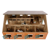 Kids Globe Globe Horse Stable med 7 bokser, 1:24