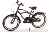 Volare Black Cruiser Kinderfiets Jongens 18 inch Zwart 95% afgemonteerd