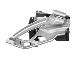 Deralleur anteriore Sunrace MS66 2x10 Dual Pull Silver