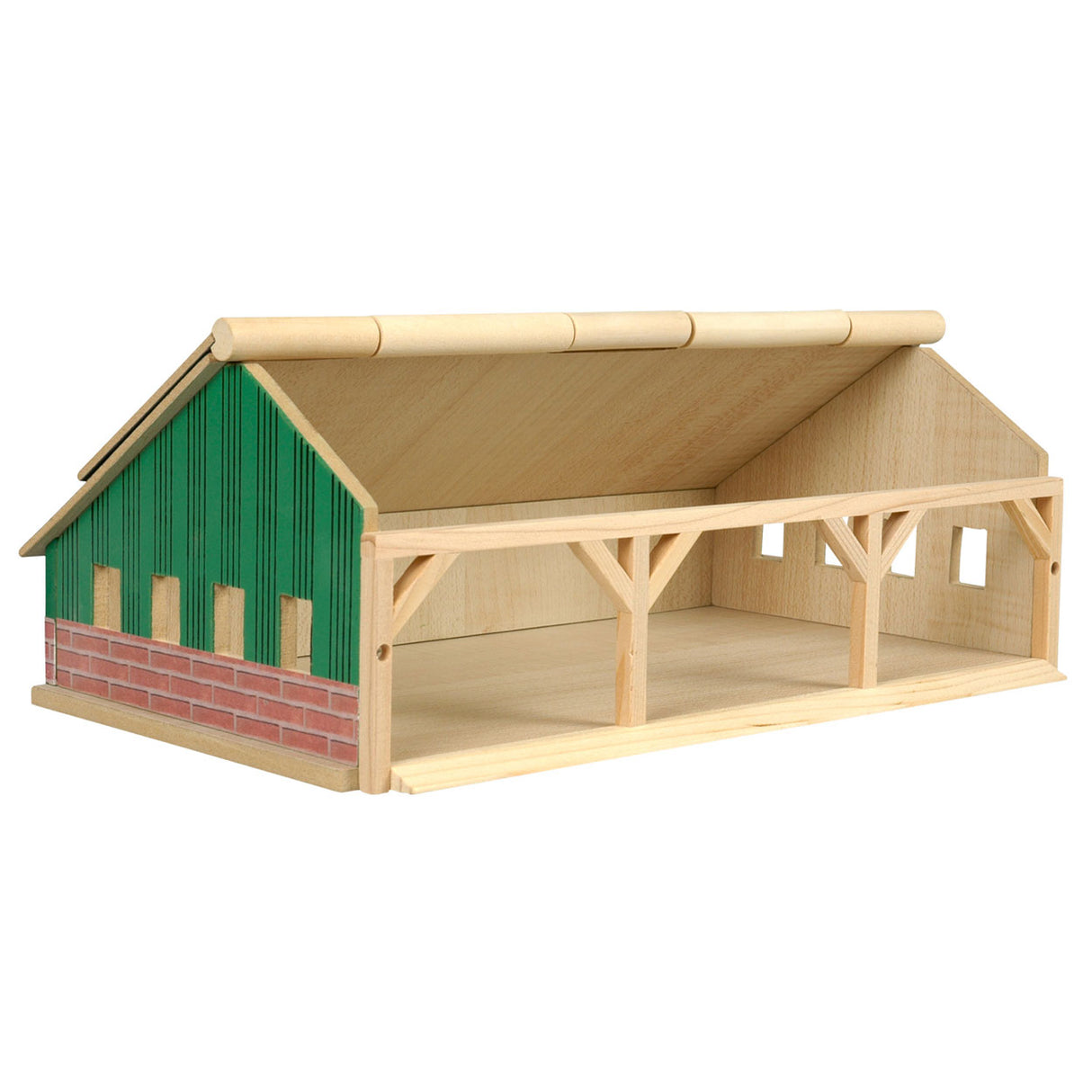 Kids globe agricultural shed 3-compartment small, 1:87