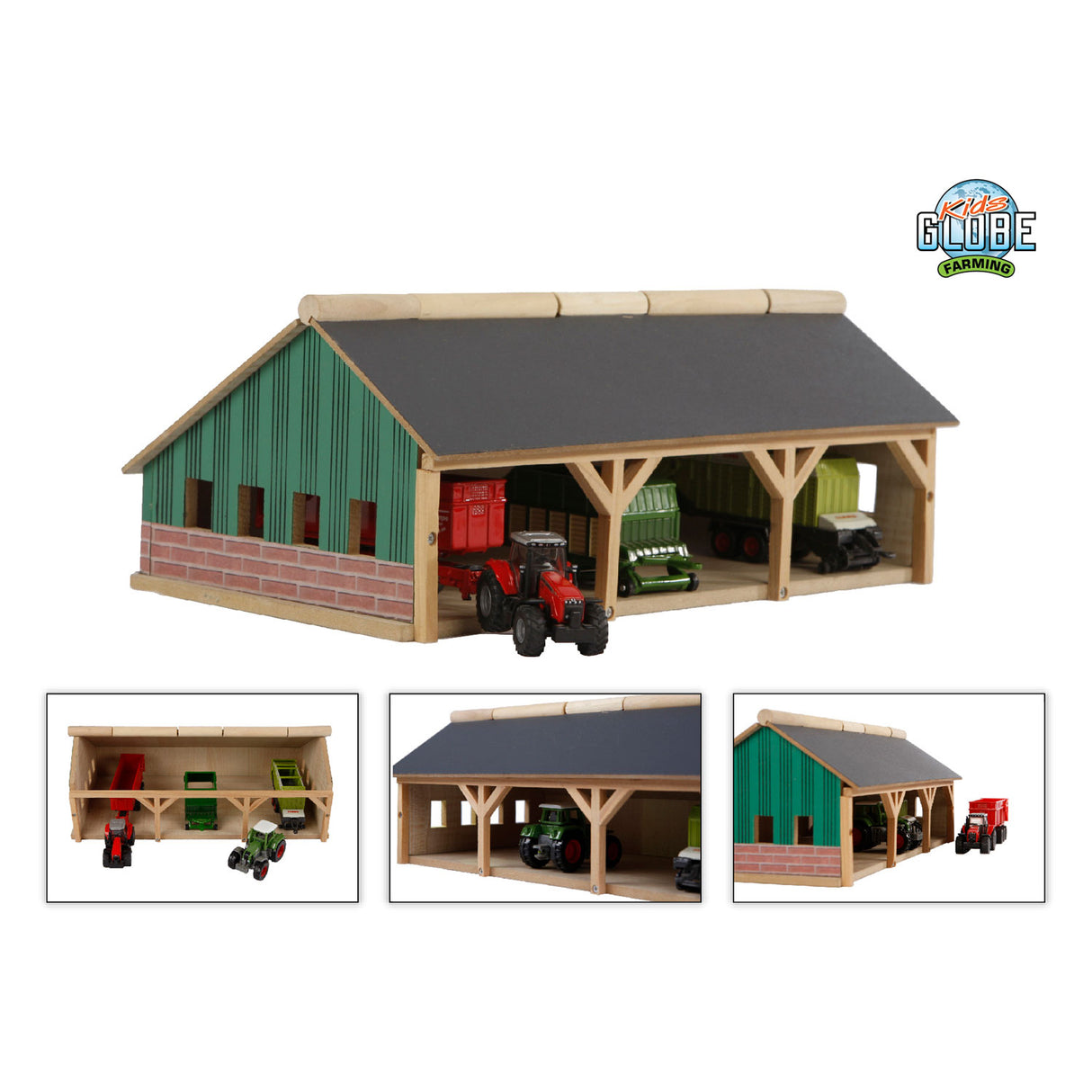 Kids Globe Globe Agricultural Lock 3-sektioner Lille, 1:87