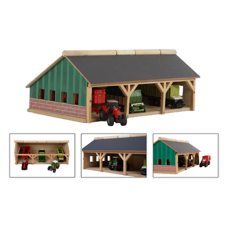 Barn Globe Agricultural Lock 3-sektioner små, 1:87