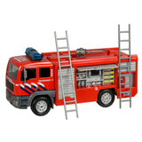Fire engine extinguisher with light and sound