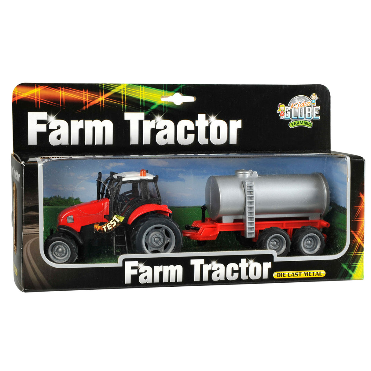 Barn Globe Globe Tractor With Trailer Light Sound 1:32